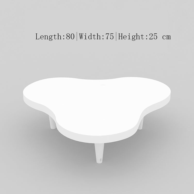 Single White Center Island Display Table with Floor Standing for Creat ...