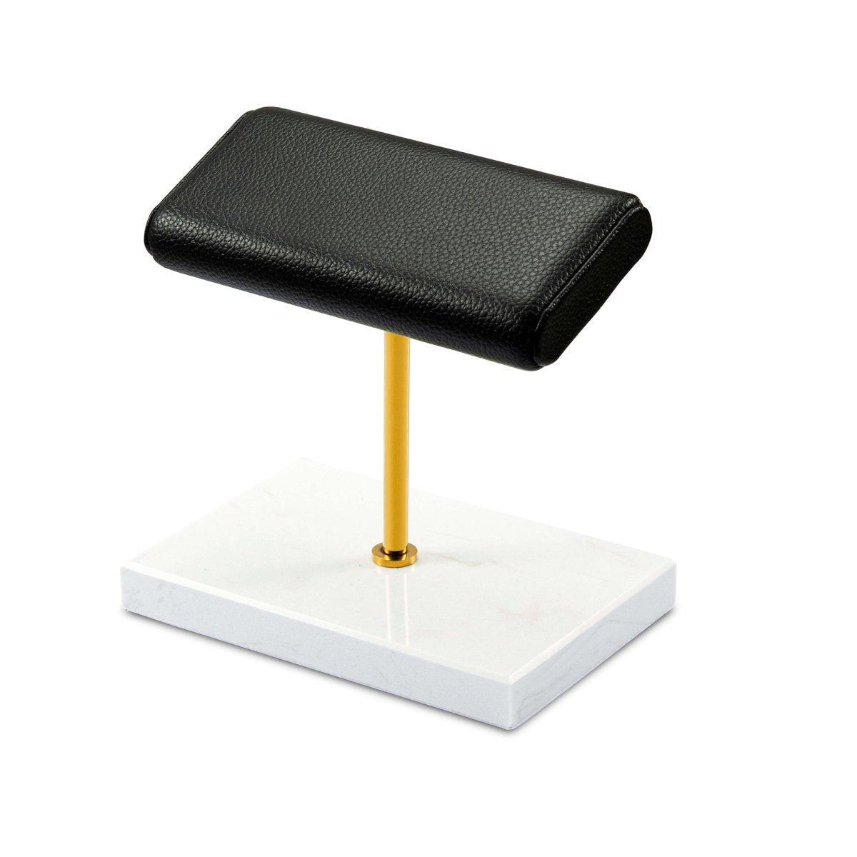 watch display stand watch stand Watch Display Stand - Dual Leather Watch Holder Stand with Marble Base YIFU DISPLAY